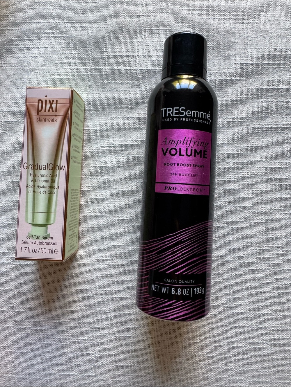 🔴TRESemmé Amplifying Volume Root Boost Spray and Pixi Gradual Glow
